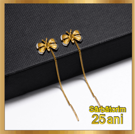 Cercei aur 14 k