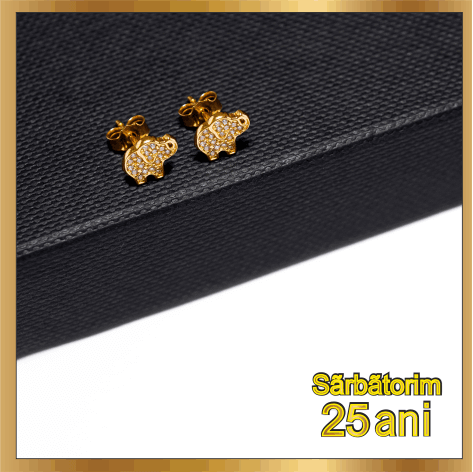 Cercei aur 14 k