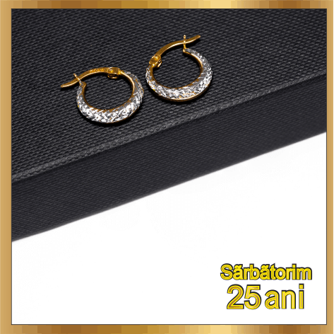 Cercei aur 14 k