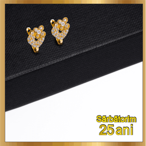 Cercei aur 14 k
